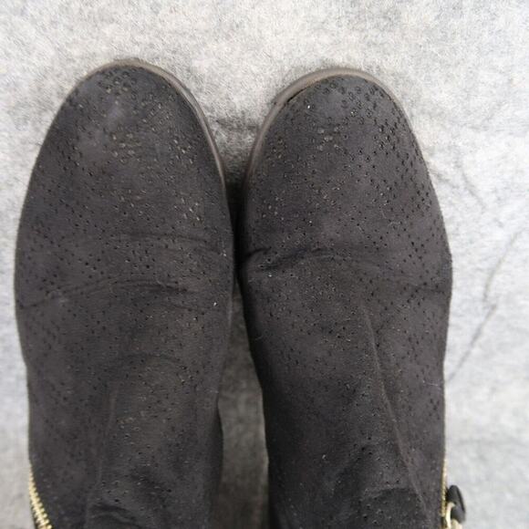 Dr Scholls Shoes Womens 6 Bootie Fashion Casual Comfort Black Zip Fabric Classic - Picture 8 of 14